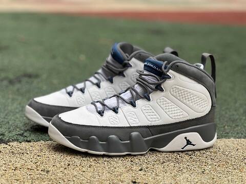 Jordan Air Jordan 9 Retro HV4794 100 White French Blue Flint Grey EU 44 Basketball Shoe - Men's (BS-87316)