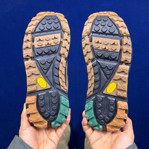 HOKA ONE ONE Tor Ultra 7 Khaki Teal Purple Black Brown Trail Shoe Trail Running Sneakers (BS-86824)