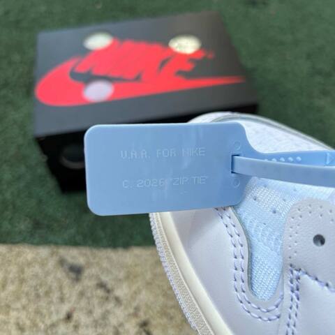 Jordan Air Jordan 1 High OG Off White Alaska AA3834-100 White Red Black US 8 5 EUR 42 Sneaker - Men's (BS-87147)