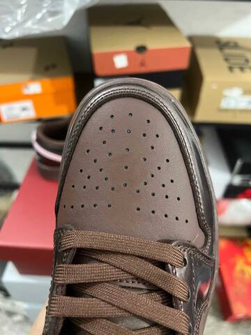 Jordan Air Jordan 1 Low SE IQ9787 262 Light Chocolate Pink Foam EUR 41 Sneaker - Men's (BS-87144)