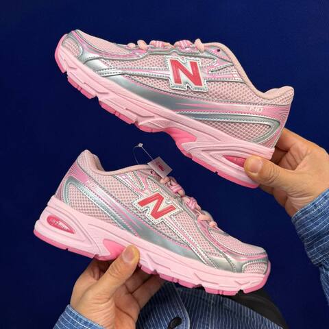 New Balance 740 U740AP2 Light Pink Silver Red USA 6 5 UK 6 EUR 39 5 Training Shoe - Women's (BS-87096)