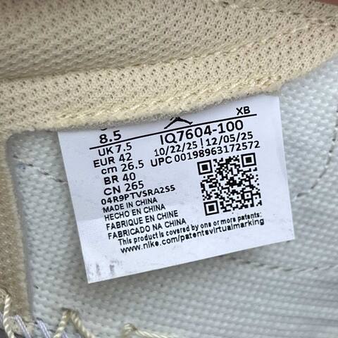 Jordan Air Jordan 1 Low OG SP Travis Scott IQ7604-100 Cream White Pink Blue EU 42 Sneaker - Men's (BS-87187)
