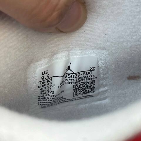 Jordan Air Jordan 4 Retro FV5029-600 University Red White US 9 5 UK 8 5 EUR 43 Basketball Shoe - Men's (BS-87279)