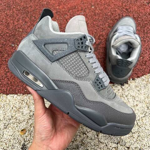 Jordan Air Jordan 4 Retro SE FQ7928 001 Smoke Grey Iron Grey EUR 41 Basketball Shoe - Men's (BS-87258)