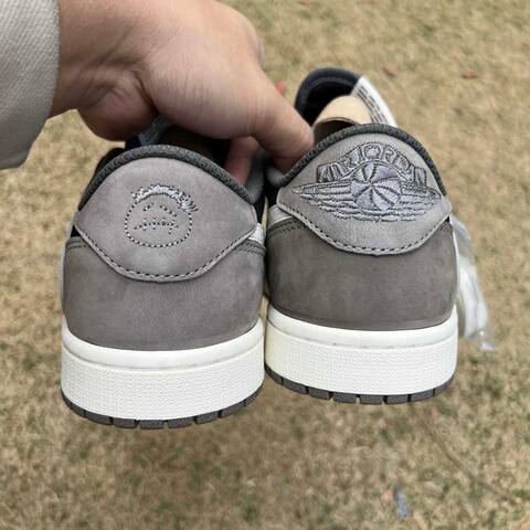 Jordan Air Jordan 1 Low OG SP DM7866 001 Sail Dark Grey Black EU 42 Sneaker - Men's (BS-87203)