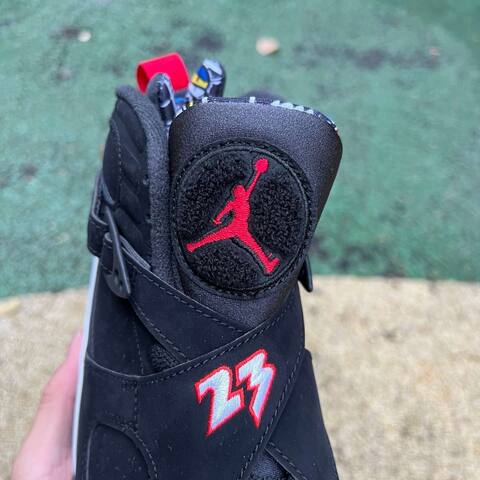 Jordan Air Jordan 8 Retro 305381 062 Black True Red White Blue US 8 UK 7 EUR 41 26cm Basketball Shoe - Men's (BS-87309)