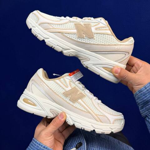 New Balance 740 U740IN2 Off White Beige Cream USA 7 UK 6 5 EU 40 Sneaker - Men's (BS-87095)
