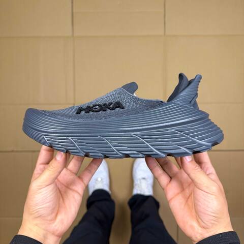 HOKA ONE ONE Restore TC All Black Sneaker Casual Sneakers (BS-86932)