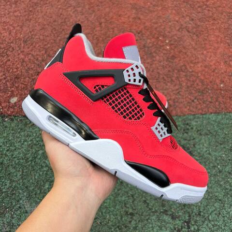 Jordan Air Jordan 4 Retro FQ8138 600 Fire Red White Black EUR 41 Basketball Shoe - Men's (BS-87270)