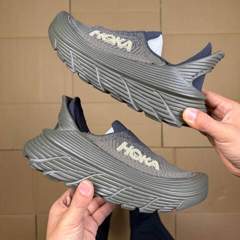HOKA Restore TC Dark Olive Black Sneaker Casual Sneakers (BS-86933)