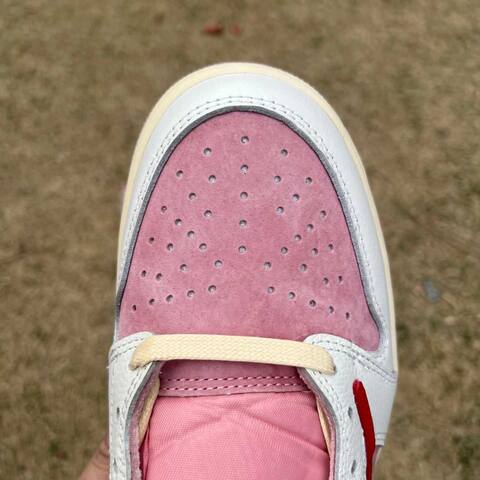 Jordan Air Jordan 1 Low OG SP DM7866 100 Sail University Pink Ridgerock EU 42 Sneaker - Men's (BS-87202)