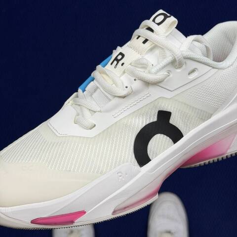 On The Roger Pro Off White Blue Pink Black Tennis Shoe Casual Sneakers (BS-86758)