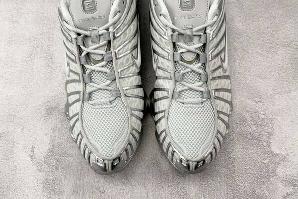 Nike Shox TL Silver Black lifestyle