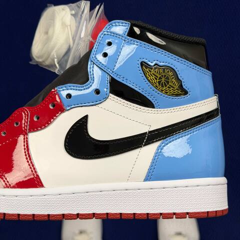Jordan Air Jordan 1 High OG Fearless CK5666-100 White Black University Blue Red US 9 UK 8 EUR 42 5 Basketball Shoe - Men's (BS-87158)