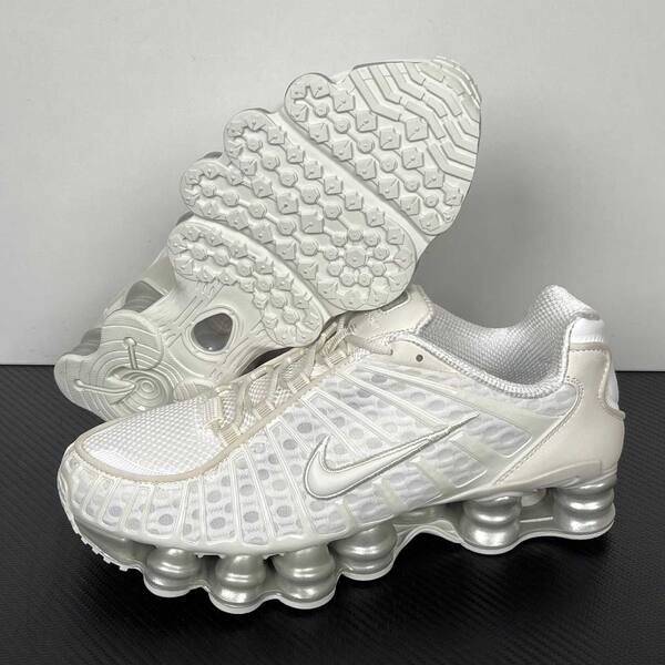 Nike Shox TL white silver lifestyle