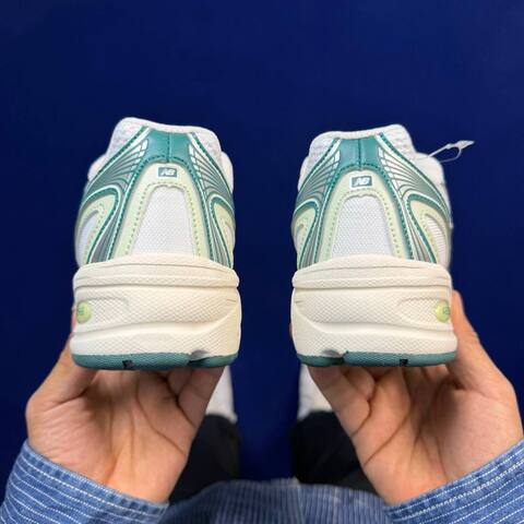 New Balance 740 U740GR2 White Teal Cream Silver USA 6 5 UK 6 EUR 39 5 Training Shoe - Women's (BS-87092)