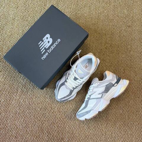 New Balance 9060 U9060AUB White Grey Cream Beige EU 40 Sneaker - Men's (BS-87136)