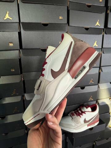 Jordan Air Jordan Legacy 312 Low IQ9783-121 White Beige Red Brown US 9 UK 8 EUR 42 5 27cm Sneaker - Men's (BS-87348)