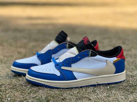 Jordan Air Jordan 1 Low OG SP DM7866 111 Sail Military Blue EU 42 Sneaker - Men's (BS-87209)
