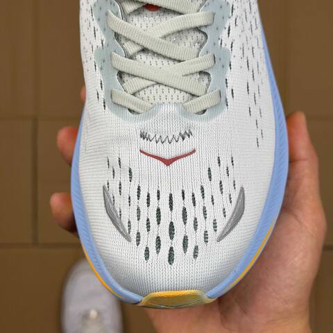 HOKA Kawana White Light Blue Yellow Red Grey Running Shoe Running Sneakers (BS-86922)
