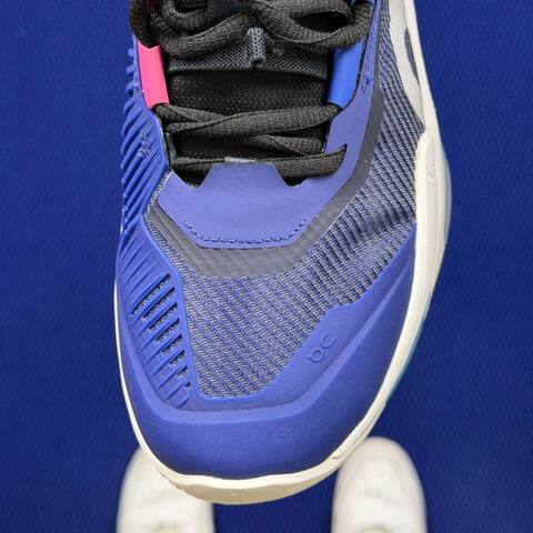 On The Roger Pro White Pink Blue Tennis Shoe Casual Sneakers (BS-86754)