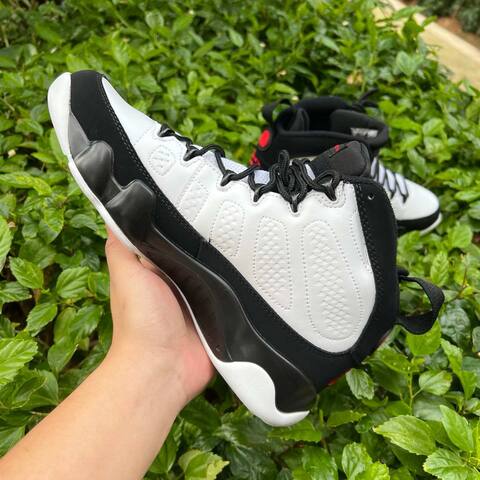 Jordan Air Jordan 9 Retro 302370-112 White True Red Black EU 43 Basketball Shoe - Men's (BS-86740)