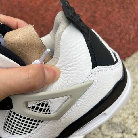 Jordan Air Jordan 4 408452-111 White Black Grey EU 36-47 5 Basketball Shoe - Unisex (BS-87256)