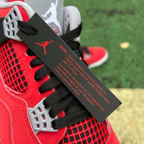 Jordan Air Jordan 4 Retro FQ8138-600 Fire Red White Black US 9 5 UK 8 5 EUR 43 Cm 27 5 Basketball Shoe - Men's (BS-87244)