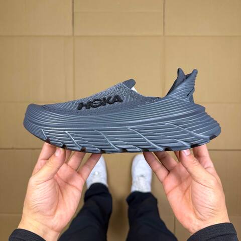 HOKA Restore TC All Black Sneaker Casual Sneakers (BS-86930)