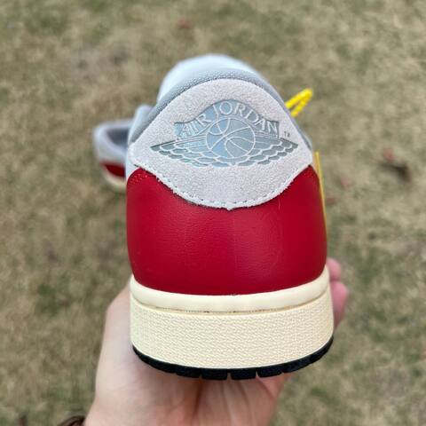 Jordan Air Jordan 1 Low OG SP XZ6868 005 White Red Tan Black Cream EU 42 Sneaker - Men's (BS-87231)
