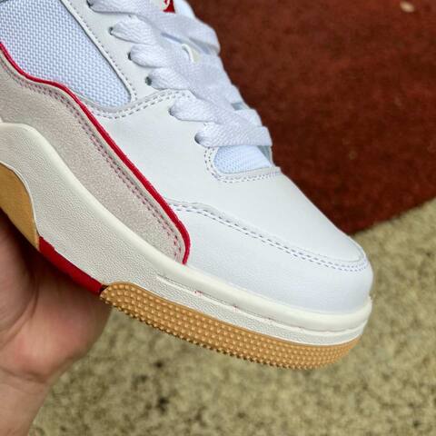 Jordan Flight Court SP HF3255 108 White Red Beige US 8 UK 7 BR 39 5 EUR 41 26cm Sneaker - Unisex (BS-87245)