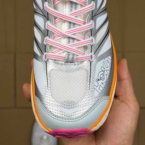 HOKA ONE ONE Mafate Speed 2 White Grey Orange Pink Trail Shoe Trail Running Sneakers (BS-86890)