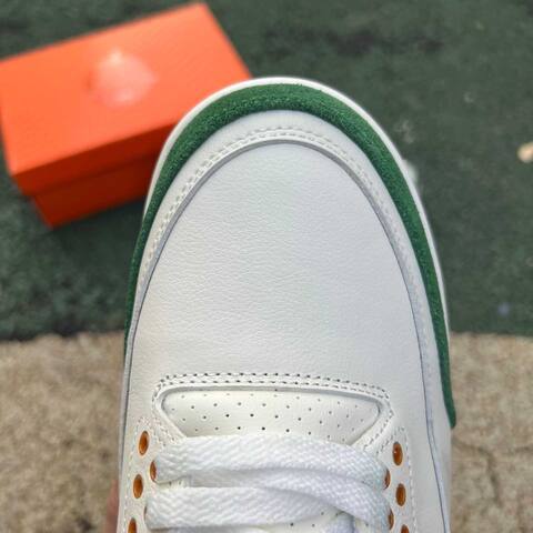 Jordan Air Jordan 3 Retro OG SP SoleFly Miami IF4491100 Sail Gorge Green Orange US 13 UK 12 BR 46 EUR 47 5 Cm 31 Basketball Shoe - Unisex (BS-87349)