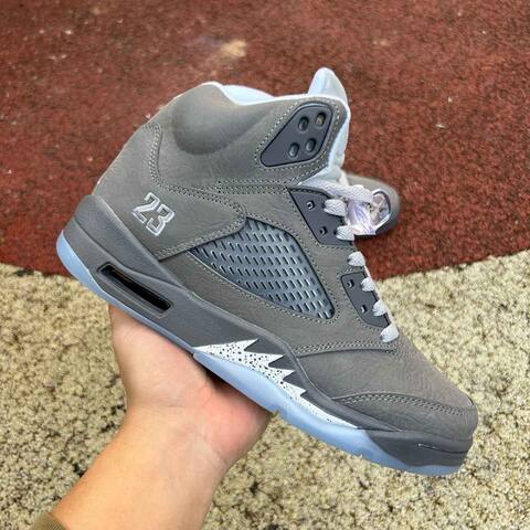 Jordan Air Jordan 5 Retro DD0587-002 Wolf Grey White Clear EU 42 Basketball Shoe - Men's (BS-87294)