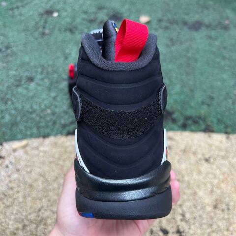 Jordan Air Jordan 8 Retro 305381 062 Black True Red White Blue US 8 UK 7 EUR 41 26cm Basketball Shoe - Men's (BS-87309)