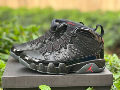 Jordan Air Jordan 9 Retro 302370-014 Black University Red EU 43 Basketball Shoe - Men's (BS-86739)