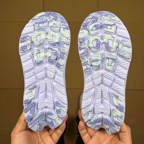 HOKA Kawana White Light Purple Pale Yellow Running Shoe Running Sneakers (BS-86926)