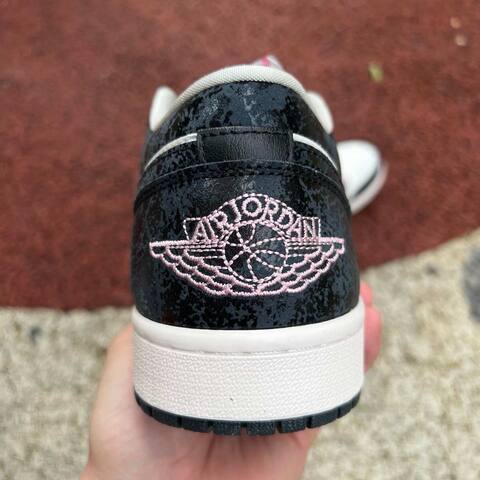 Jordan Air Jordan 1 Low II0595-001 Anthracite Iced Carmine Sail Black White Pink US 8 UK 7 BR 39 5 EUR 41 26cm Sneaker - Unisex (BS-87160)