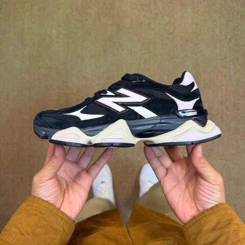 New Balance 9060 U9060JBR Black Pink White Cream Navy EU 38 Sneaker - Women's (BS-87133)