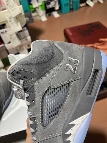Jordan Air Jordan 5 Retro DD0587 002 Light Graphite White Wolf Grey EU 41 Basketball Shoe - Men's (BS-87290)