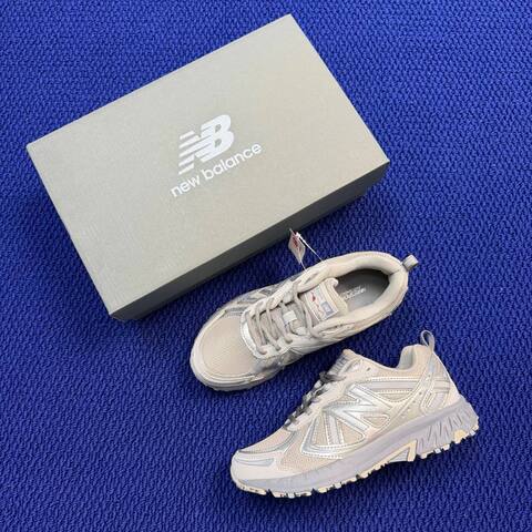 New Balance 410 V5 MT410AS5 Light Grey Silver Off White EU 38 Trail Shoe - Women's (BS-87113)