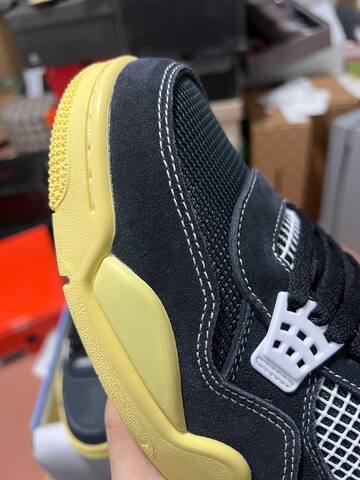 Jordan Air Jordan 4 Retro SP DC9533 001 Union Off Noir Black Blue Pink Cream White EU 42 5 Basketball Shoe - Men's (BS-87265)