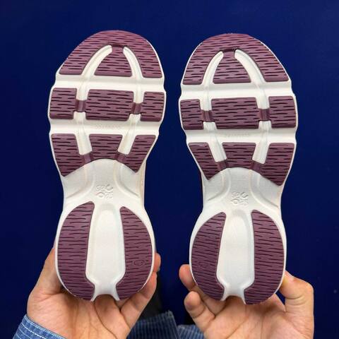 LOEWE x On Cloudsol Burgundy Off White Running Shoe Running Sneakers (BS-86759)