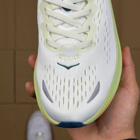 HOKA ONE ONE Kawana White Lime Green Orange Blue Running Shoe Running Sneakers (BS-86923)
