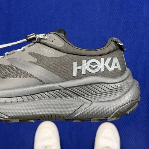 HOKA ONE ONE Transport GTX Black Dark Grey Trail Shoe Trail Running Sneakers (BS-86835)