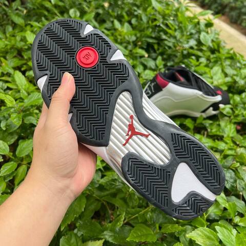 Jordan Air Jordan 14 Retro 487471-160 White Red Black EUR 43 Basketball Shoe - Men's (BS-87329)