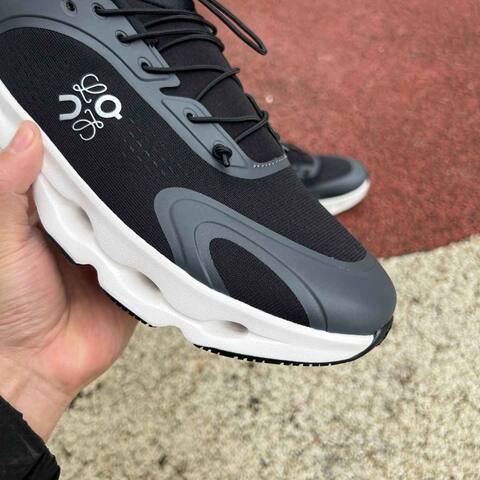 LOEWE x On Cloudsolo 3MF30660299 Black Dark Gray White US 8 5 EU 42 UK 8 JP 26 5 Running Shoe Running Sneakers - Men's (BS-86768)