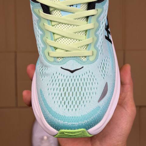 HOKA Bondi 9 Mint Green White Black Neon Yellow Running Shoe Running Sneakers (BS-86913)