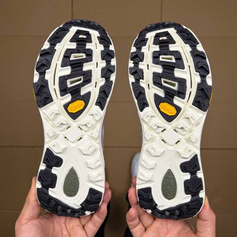 HOKA Mafate Speed 2 Light Grey Mint Green White Black Trail Shoe Trail Running Sneakers (BS-86896)