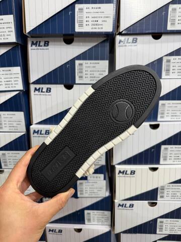 MLB Chunky Liner Off White Red Grey Pink Sneaker Casual